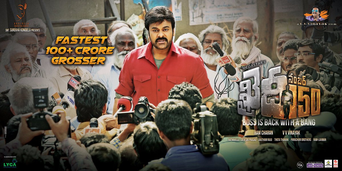 Box Office Boss Stays Mega Strong in USA | $ 2.5 Million Mark |  Rs 100 crore milestone | KhaidiNo150