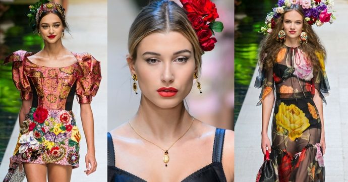 Le printemps est arrivé sur les podiums! Et avec lui, des fleurs sous toutes leurs formes!🌷 goo.gl/OjAV8n #SS17 #FashionWeek