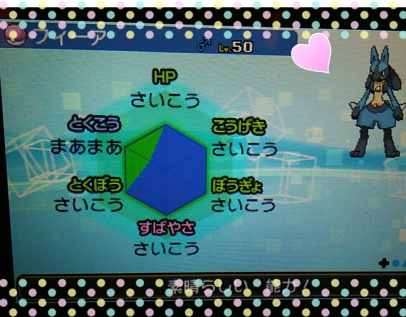 ごすろー Twitterren 育成済みルカリオ配布 画像四枚目よくお読みください 画像のルカリオを抽選で30名様に配布致します 持ちものは努力値下げ実をランダムで持たせます 参加方法はrt ふぁぼ 期限 2月10日 伸ばし