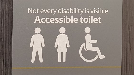 CrohnsColitisUK's tweet photo. BREAKING NEWS: @Tesco​ rolls out new accessible toilet sign in over 700 stores! https://t.co/vMjFpCFQcO #InvisibleIllness #Crohns #Colitis https://t.co/QOTcY3yudZ