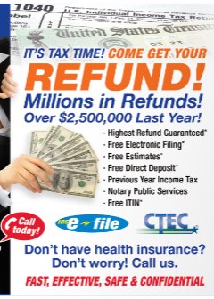 ASmartTaxServs's tweet image. Ethics with integrity, professionalism and reliability.
@ASmartTaxServs
Tax season is here!
#Asmarttaxservices #money #incometax #income