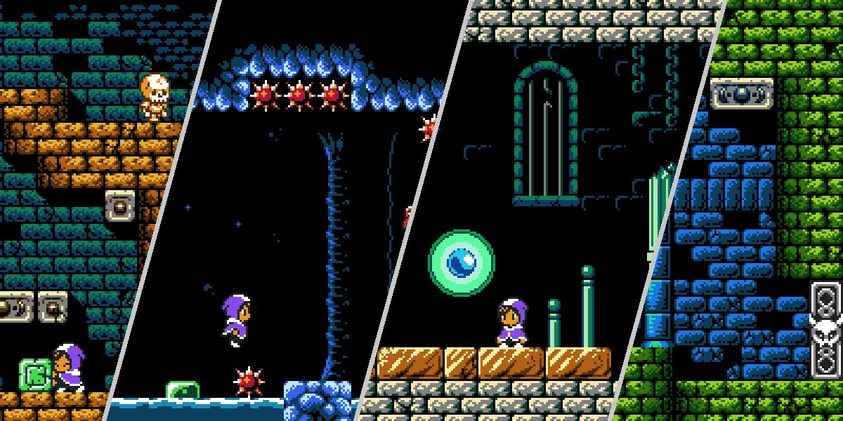 Travel to the land of Alwa in Alwa's Awakening. Releasing on <a href="/steam_games/">Steam</a> soon! store.steampowered.com/app/549260 #gamedev #indiedev Please share :)