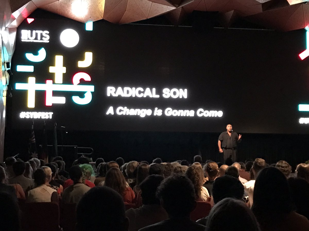 GeorgeNewhouse's tweet photo. It's been a long time coming but a change is gonna come. #radicalson #sydfest #utsthinks https://t.co/tj5B5gW4LT