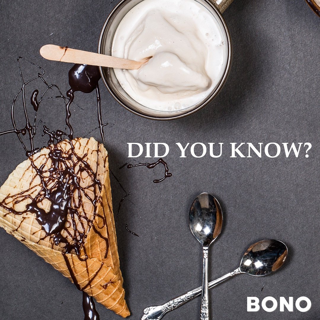#DidYouKnow Bono is derived from "bouno", an Italian word which means tasty. #TastyFlavours #FunFact #Bouno  #icecream  #allnatural 🍦