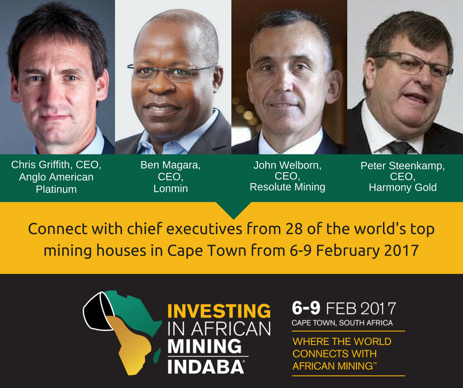 MiningIndaba's tweet photo. ARE YOU IN? Join CEOs from Anglo American Platinum, Lonmin, Resolute Mining and Harmony Gold at #MiningIndaba https://t.co/hq7z0xuOUZ https://t.co/ISjZhW8R5K