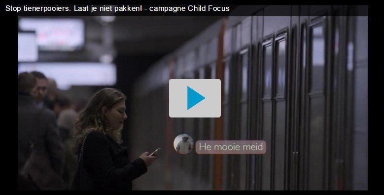 Veel jongeren hebben initieel niet door dat ze het prooi v/e tienerpooier zijn. <a href="/ChildFocusNL/">Child Focus België</a> neemt actie! #Succes ht.ly/vZpQ3085ndC