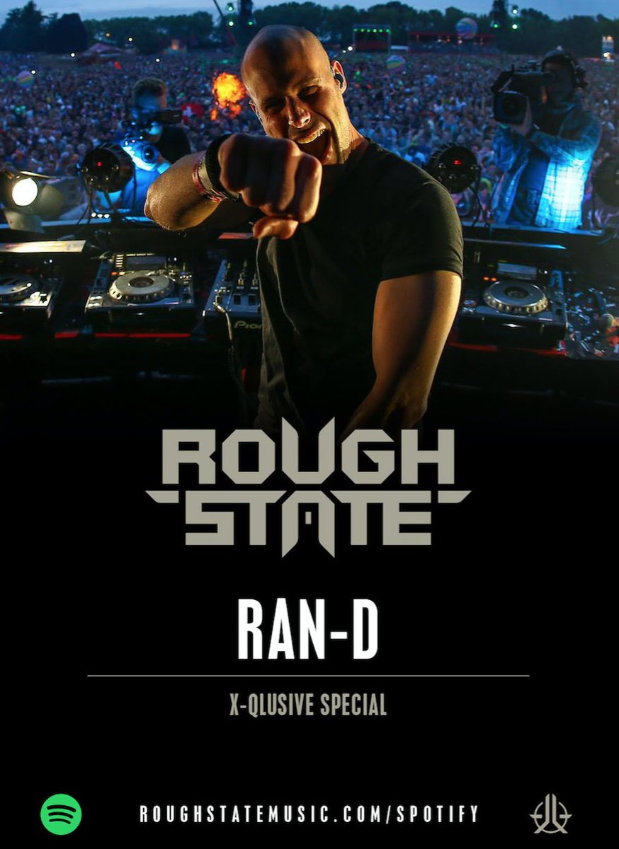 Go to our <a href="/SpotifyNL/">Spotify NL</a> playlist and get warmed up for X-Qlusive <a href="/djrandofficial/">Ran-D</a> 🔥#XQRanD #TheRoadToXQ roughstatemusic.com/spotify