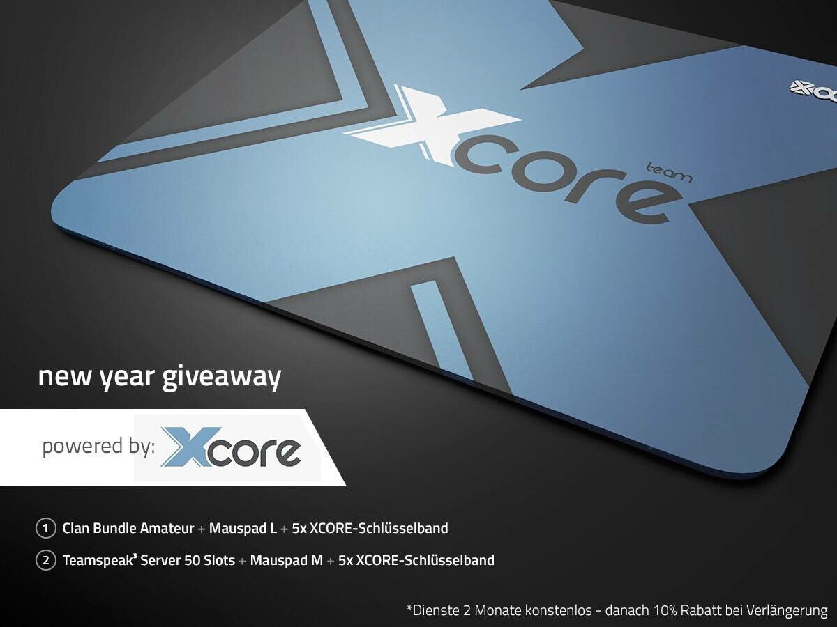 New Year Giveaway - powered by <a href="/xcoreserver/">XCORE SERVER</a> - Check the conditions for winning <a href="/facebook/">Facebook</a> - Good Luck everyone! #xcore #giveaway #newyear