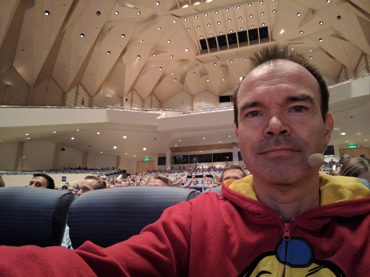 pvesterbacka's tweet photo. Giving a talk at the Trimble User Days today in Tampere, Finland. Building new cities connected by tunnels. #FinEstBayArea https://t.co/JKdAbaoaUG