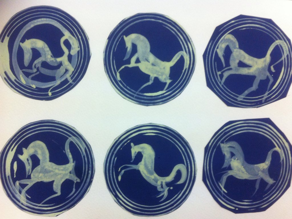 working alongside Wedgwood via my Masters at Stoke On Trent  university, inspired by Stubbs l