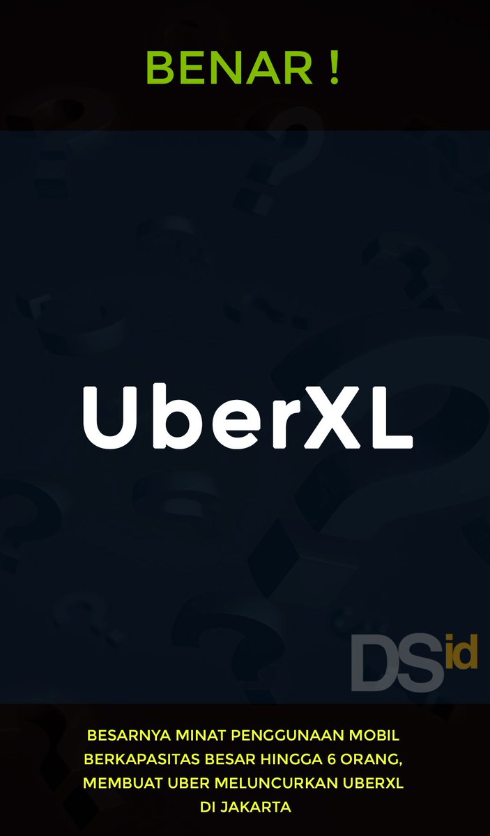 dailysocial's tweet photo. Apa fitur @Uber_IDN yang baru dilucurkan? baca dulu kalo blm tahu https://t.co/wMK0z8MBDx #trivia #uberxl #uberpool #uberx #ubermotor #uber https://t.co/yf1ZU4JSLj