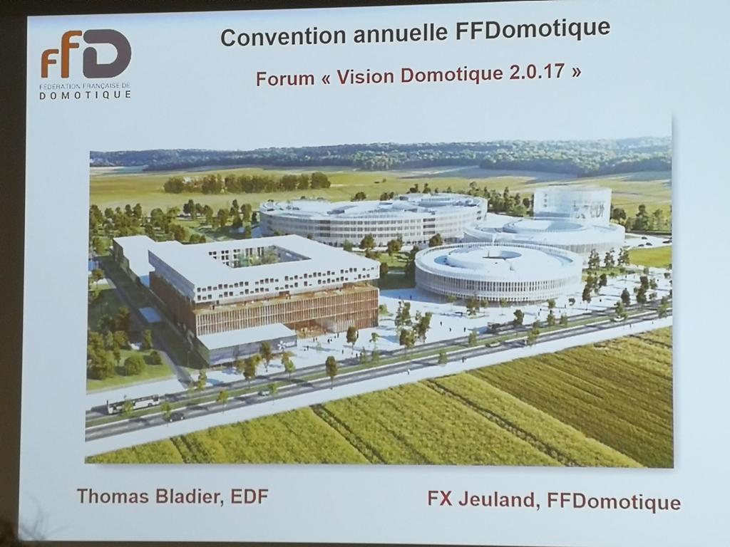 Seconde journée de la #ConventionFFDomotique  avec la vision de la domotique vu par les différents acteurs du marché.
