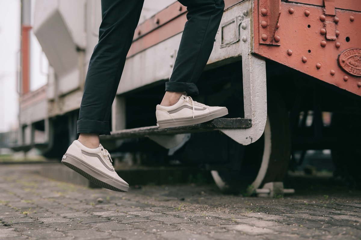 vans old skool cream walnut