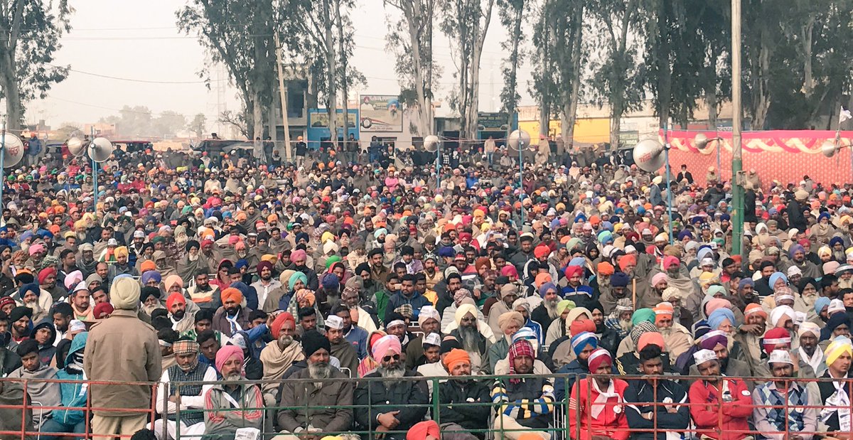 Ankit Lal (@ankitlal) on Twitter photo .<a href="/ArvindKejriwal/">Arvind Kejriwal</a> addressing rally in Dharamkot, Punjab!
Huge gathering even in 8 degree temperature! .<a href="/ArvindKejriwal/">Arvind Kejriwal</a> addressing rally in Dharamkot, Punjab!
Huge gathering even in 8 degree temperature!