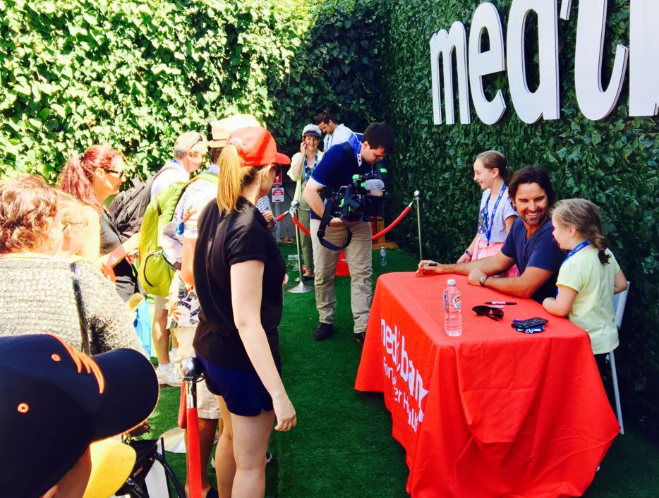 medibank's tweet image. Check out who came to visit the Medibank Play Park on For Better Health Day at the @AustralianOpen - the legendary Pat Rafter! 😎 #AusOpen