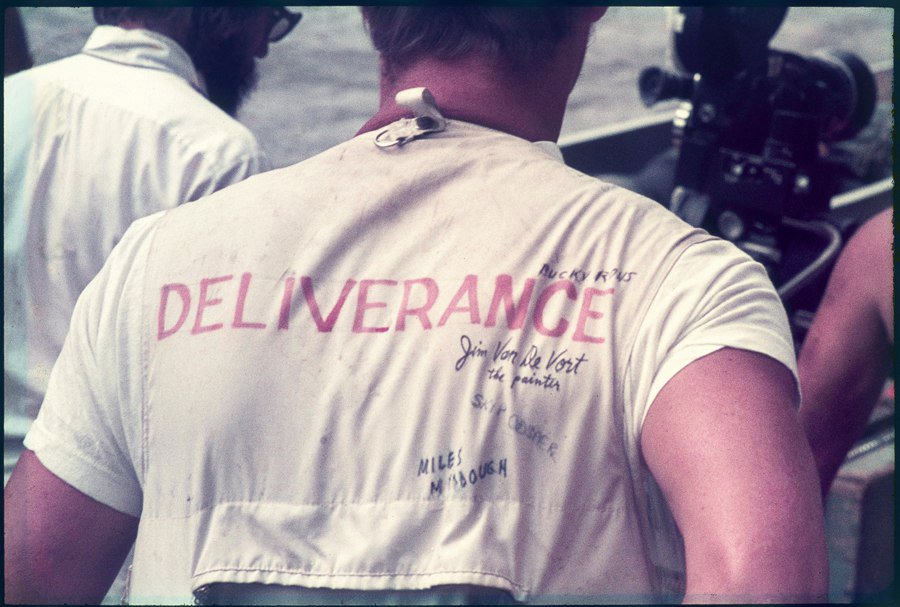 Happy 84th birthday to John Boorman!
Behind the scenes of \Deliverance\ (1972). 