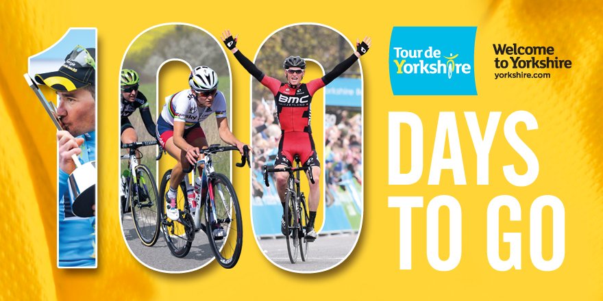 The countdown begins, 100 days until <a href="/letouryorkshire/">Tour de Yorkshire 🚴</a>! #TDY