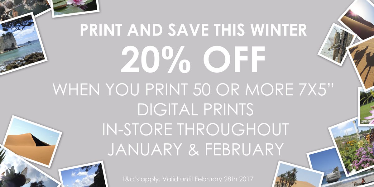 BTPhotographic's tweet photo. Print and Save this Winter! 20% OFF 50 or more 7x5" Prints throughout January and February #Printing #Altrincham https://t.co/xngKQntssI
