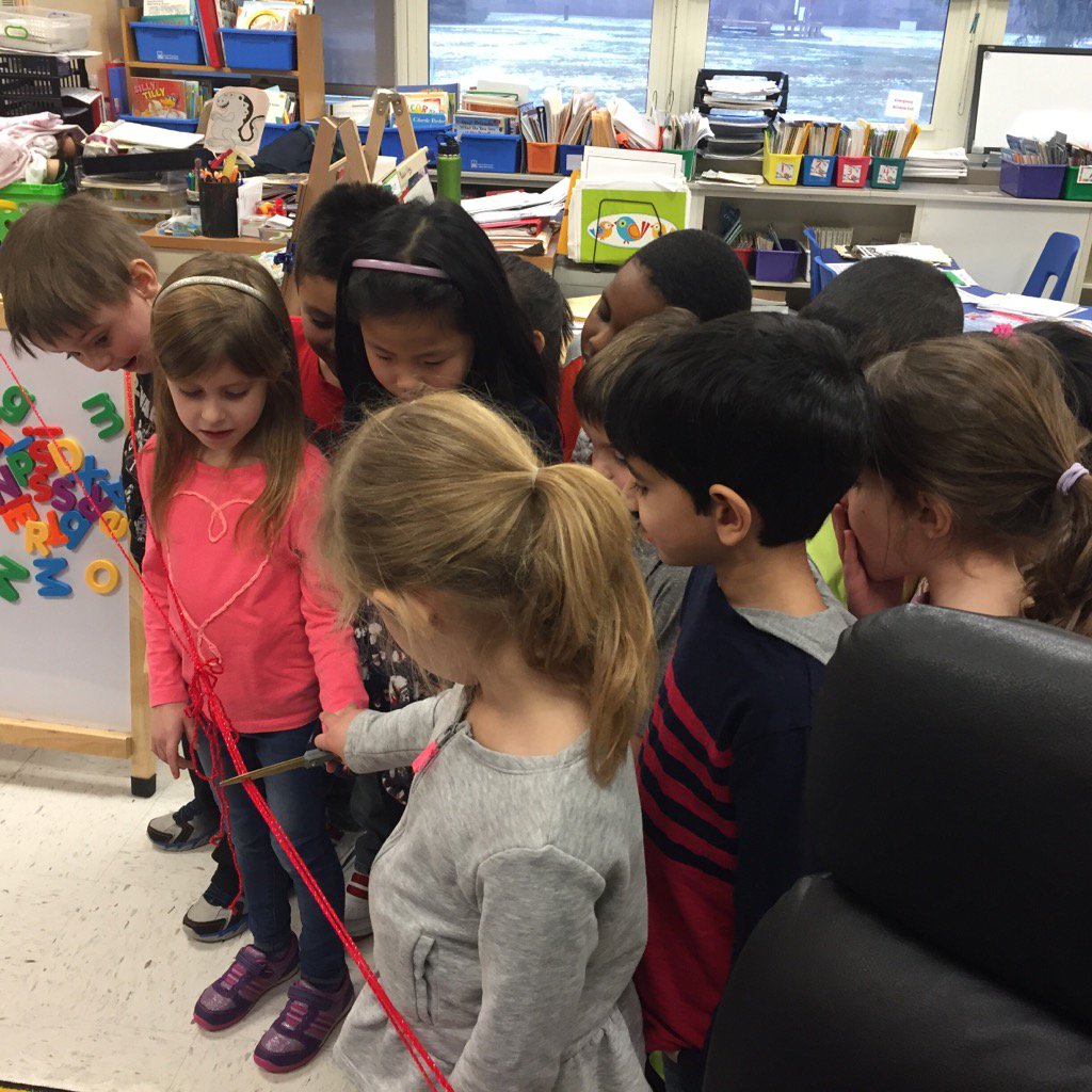 Informational Writing Ribbon Cutting.  We are excited to teach others what we know!!!