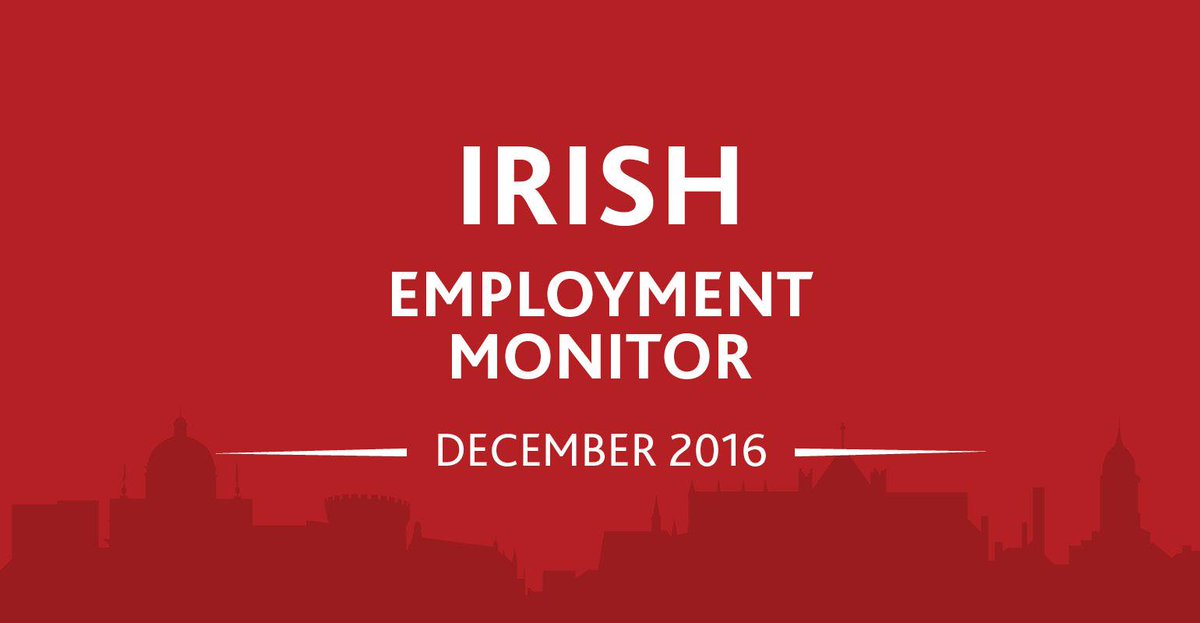 MMKIreland's tweet photo. Check out our #EmploymentMonitor for Dec 2016: https://t.co/V0xnkcONu6 https://t.co/s7vFNsg2UK