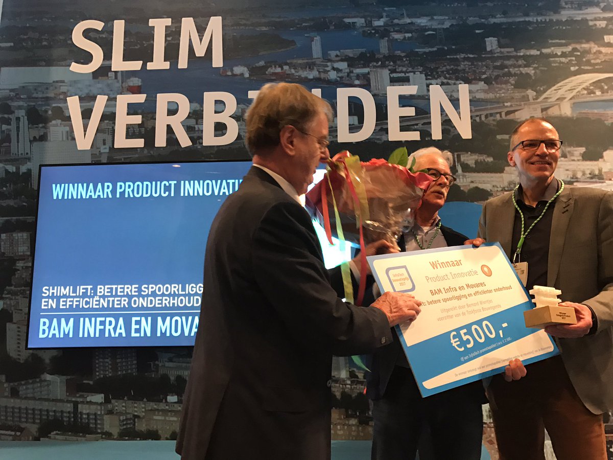 Winnaar productinnovatie shimlift van baminfra en movares https://t.co/MWdOVGIfef