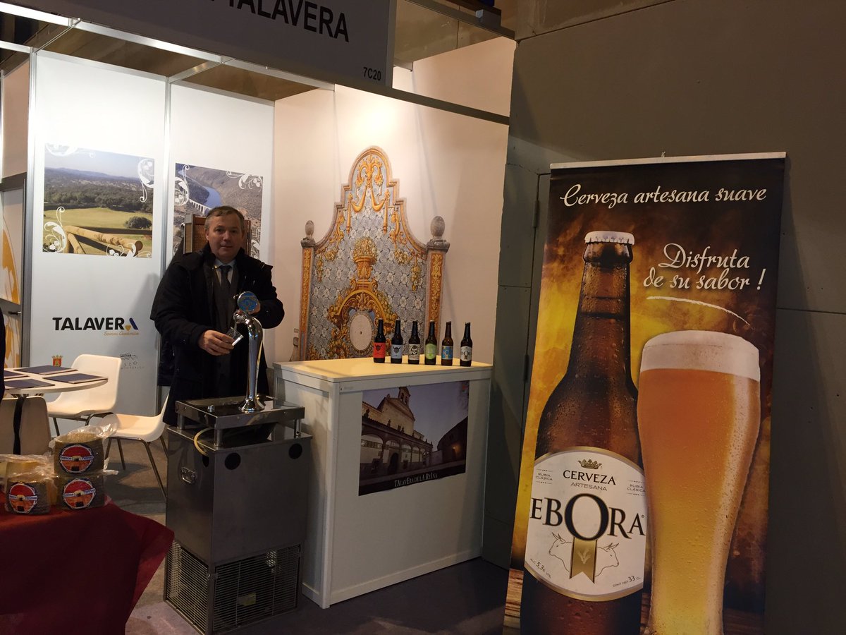 Esta semana estamos en #fitur sera un placer atenderos en el stand 7c20 de #talaveradelareina #cervezaebora #cervezaartesanal #craftbeer