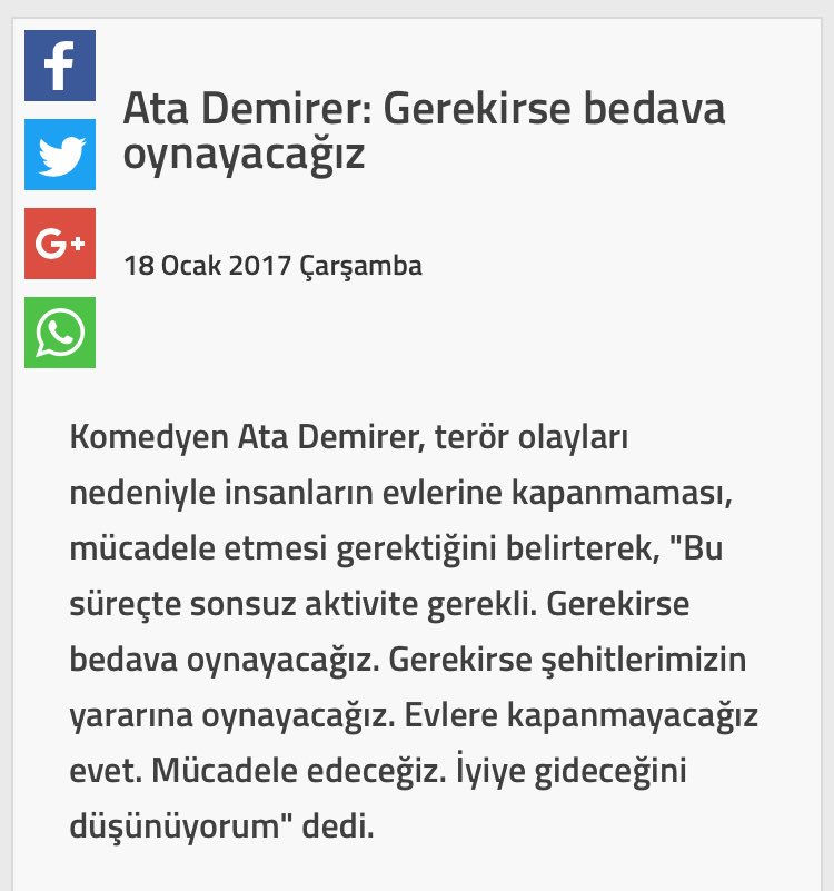 Aynı kanaatteyim.
Şehit aileleri yararına tiyatro salonlarında buluşalım.
<a href="/atademirer/">atademirer</a> 'in sözlerine 
sahneleri yönetenler karşılık vermeli