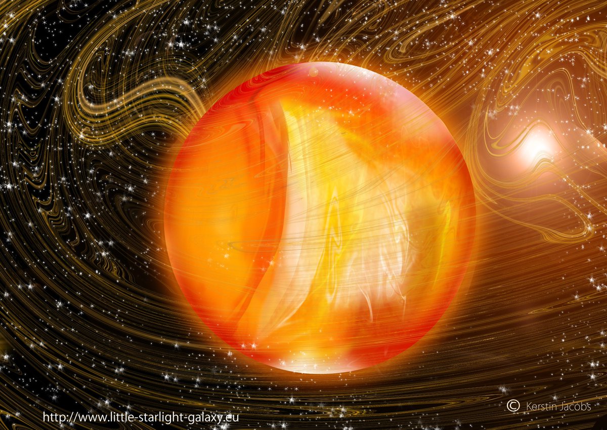 10,000-kilometer-long wave in the cloudy atmosphere of #Venus
planet painting by <a href="/kerstin_kj/">Kerstin Jacobs 7seal Apokalypse</a> 
little-starlight-galaxy.eu