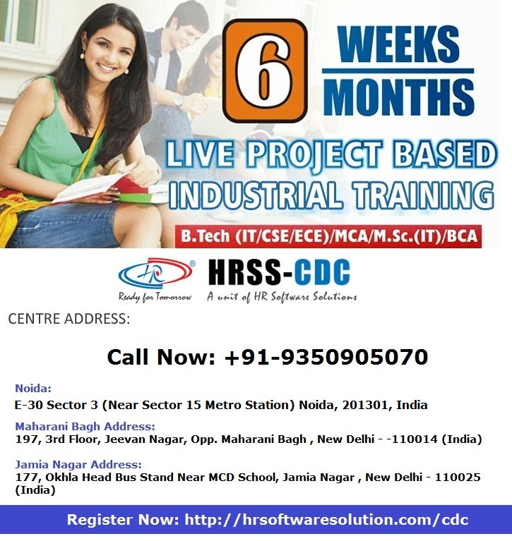 itinternship's tweet photo. #Job Oriented 6 Months Live Project #IndustrialTraining in Delhi.Register now: https://t.co/lTpy48BflN https://t.co/avhB21qeQ4