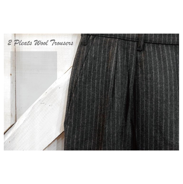 evoluir2002's tweet photo. 『#CEASTERS』
□ 2PLEATS WOOL TROUSERS/colo:gray stripe
"大人"を感じる ストライプ2タックパンツ。
#Portuguesa #2タックパンツ #cool #fun #highfashion #evoluir https://t.co/O0HBUF0RWR