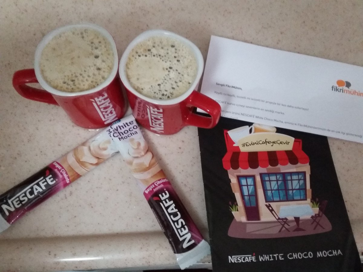 Krkmzrby's tweet image. #nescafe 
#whitechocomocha
#fikrimuhim
@FIKRIMUHIM 
@NescafeTR 
#evinikafeyecevir 
#nescafewhitemocha 
süper tat bol süt bol köpük 👌☝