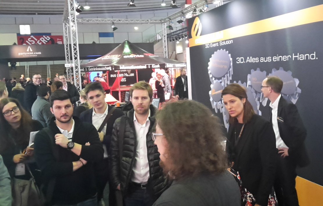 THM_EMT's tweet photo. @THM_EMT auf der @BESTOFEVENTS: Unsere Guided Tour: Digitalisierung in der Eventbranche! #BoE17 #EMT #eatwalkshare https://t.co/lx76a81EhB