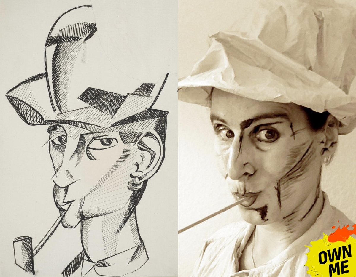 kettlesyard's tweet photo. For #museumselfieday here's some of our favourite @VanGoYourself #museumselfie recreations of Kettle's Yard artworks https://t.co/8GziclBBDp https://t.co/bbFB2Lzd1o
