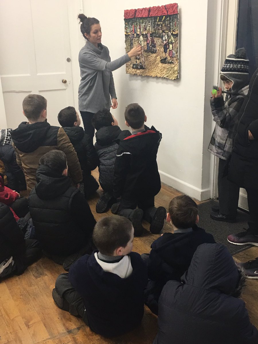 emer_cormack's tweet photo. Today we went to an Art exhibition in the Pallas Project studios 😊.#periodicalreview2016 https://t.co/NBCqtDp1OB
