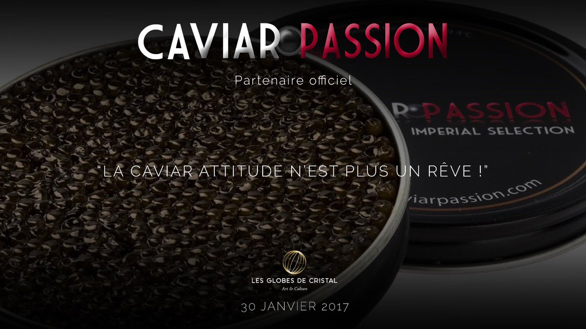 LesGlobes's tweet photo. .@caviarpassion - Partenaire officiel des Globes de Cristal

https://t.co/0IFK5XypDc https://t.co/rcT1IJSggY