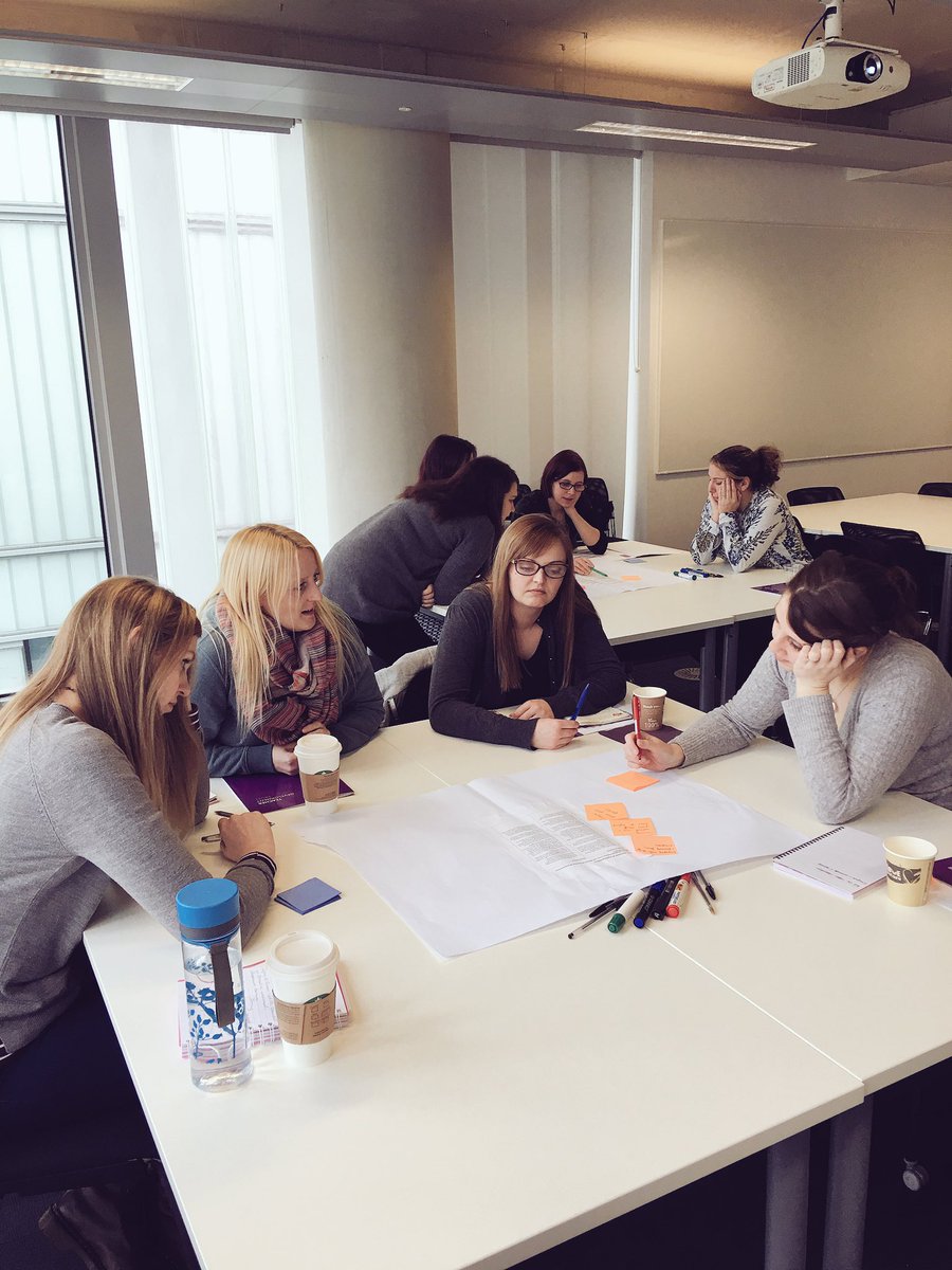 jessmbrosnan's tweet photo. Lovely to be back in Sheffield today for our #LessonStudy course! Participants busy comparing two CPD programmes #TDTConf #TDTLessonStudy https://t.co/AsCQUjpzPu