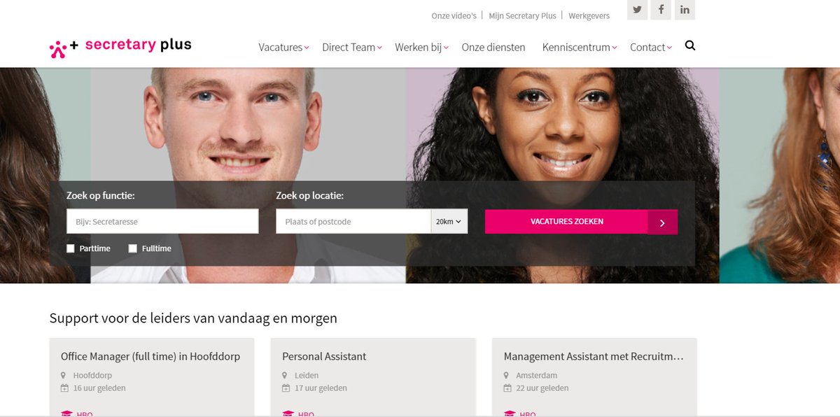 We're live! Onze nieuwe website is online. We zijn benieuwd wat jullie er van vinden! Neem snel een kijkje: secretary-plus.nl