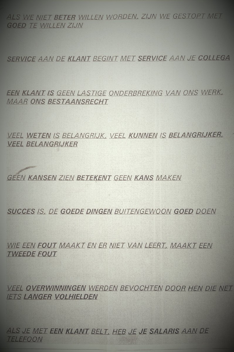 Uit de oude doos, maar nog steeds hartstikke actueel.