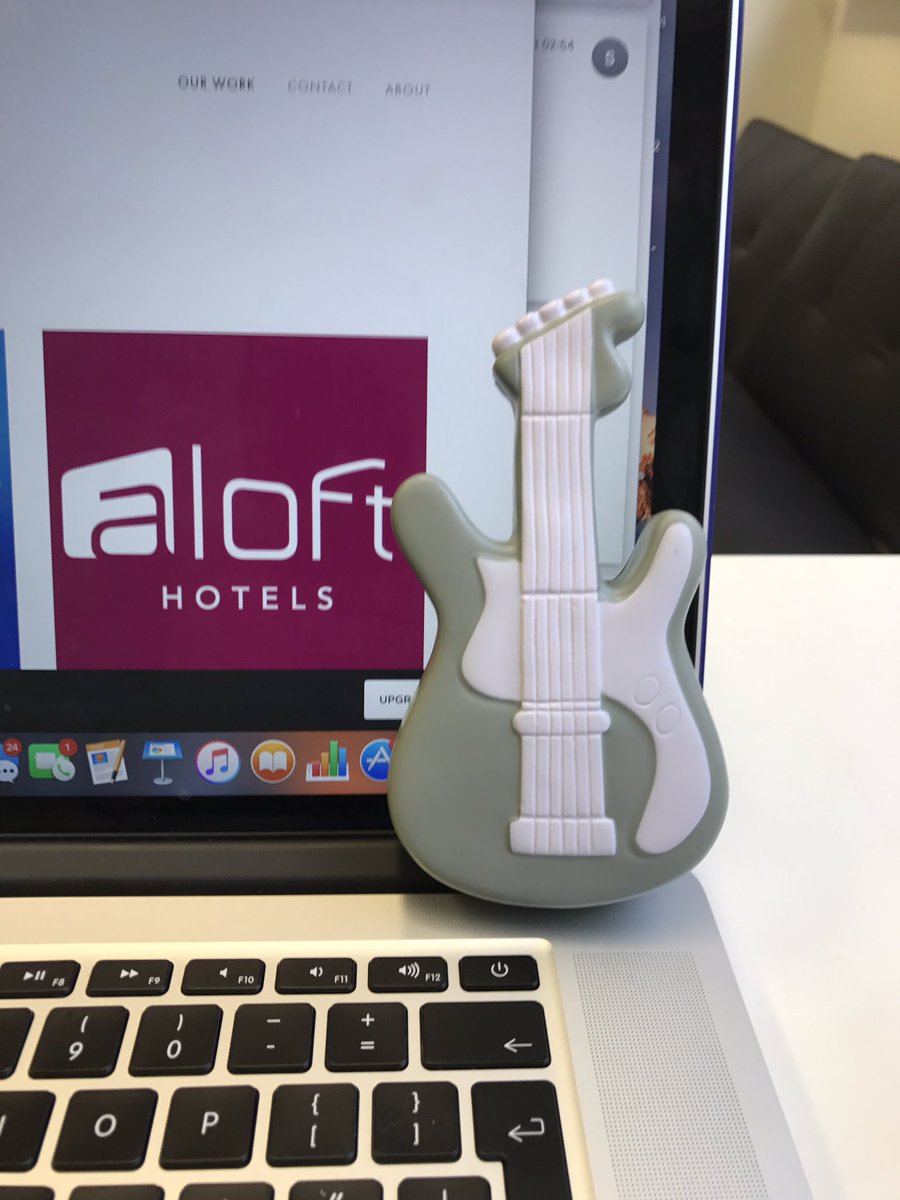 Thanks <a href="/AloftLiverpool/">Aloft Liverpool</a> <a href="/AloftHotels/">Aloft Hotels</a>  for our guitar stress reliever! Always good for a Wednesday!