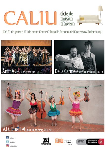 A punt per la 2a edició del #Caliu? ow.ly/iEvo307YpZ3 <a href="/farinera/">CC Farinera del Clot</a> <a href="/Bcn_SantMarti/">Districte de Sant Martí</a> @BarcelonaGMC <a href="/delacarme/">De la Carmela</a>