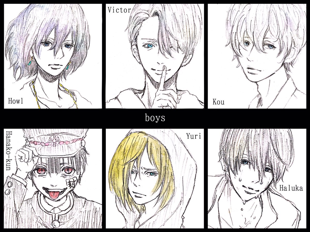 男の子編👬💘
リプありがとうございました!

#私の絵柄で見てみたいキャラっていますか 