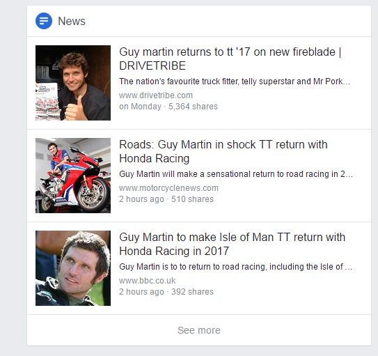DriveTribeBikes's tweet photo. When you beat @BBCNews and @MCNnews to a scoop by 24 hours. #drivetribe #bikethrottle #scoop #guymartin https://t.co/46adlrqlY8