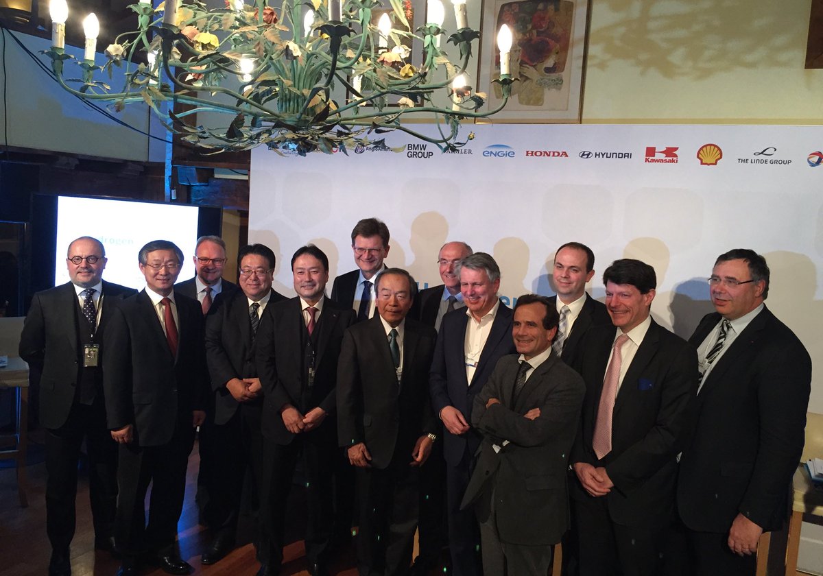 H2Europe's tweet photo. These are the partners of the #HydrogenCouncil launched yesterday in #davos2017 #wef17 https://t.co/Ye8mY92iwv