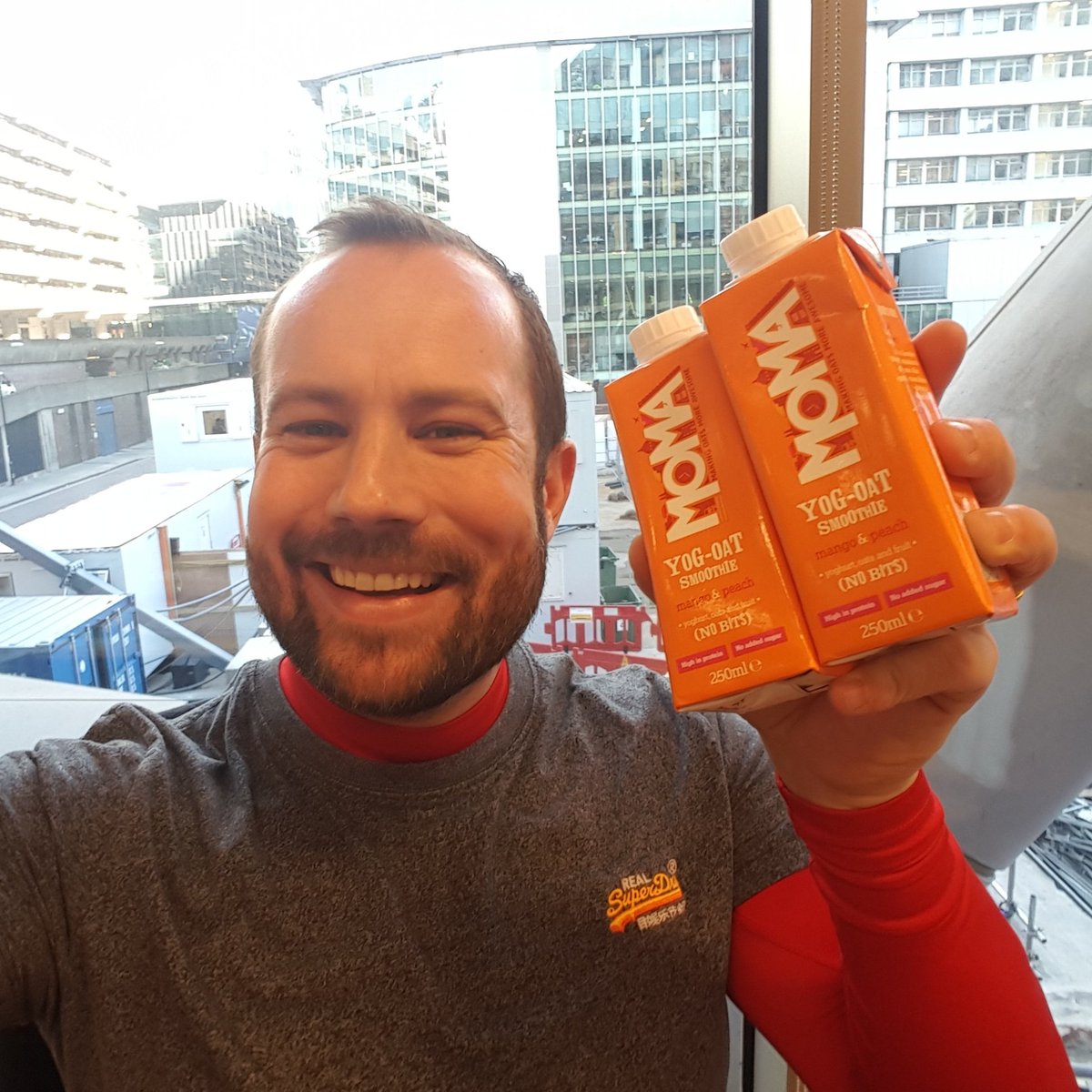 Richard_Woods's tweet photo. Thank you to @moma for our Yog-Oat Smoothies today @WeWork #WeWorkMoorgate https://t.co/b8ozMVjKPW