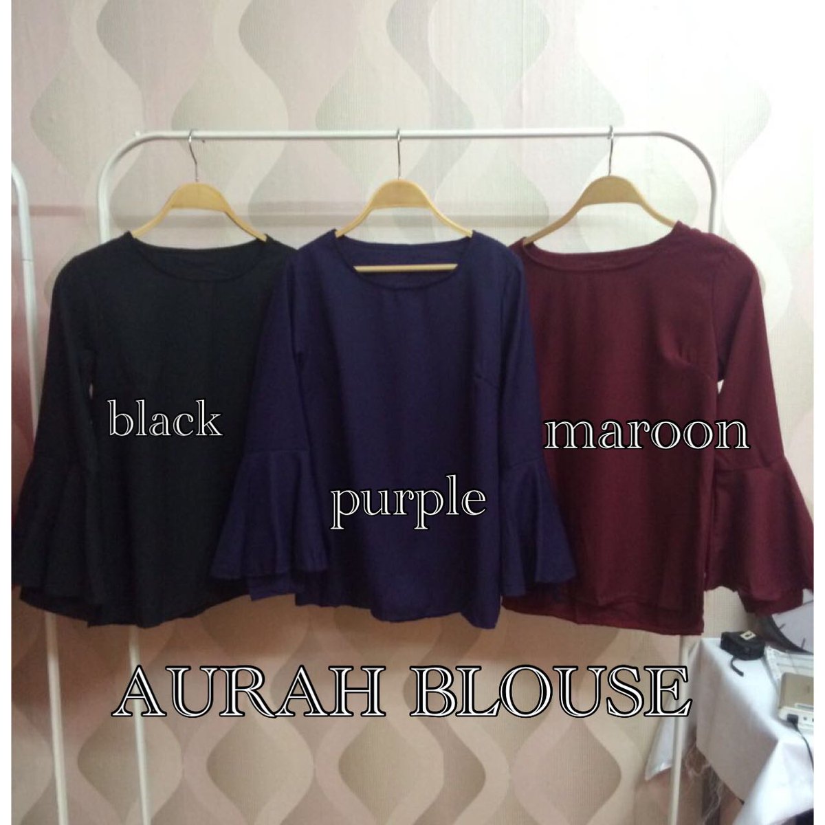 fawrashop's tweet photo. AURAH BLOUSE
RM 30
RM8sm | RM11ss
Free size fits S to L
Material: chiffon crepe #fawrashop 
Dm/ws 017-4978346 https://t.co/7FgVGwjlrl