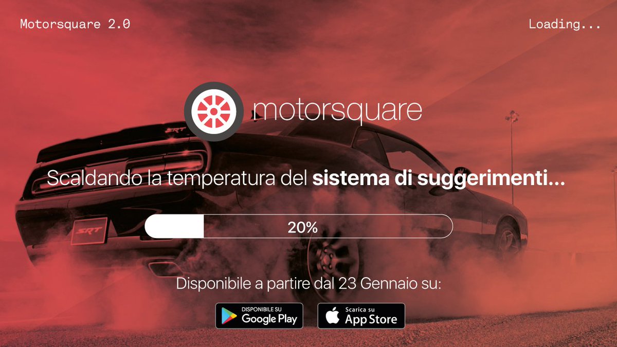MotorsquareEU's tweet photo. Tra soli 5 giorni sarà disponibile la nuova versione di Motorsquare, tenetevi pronti! #FindYourLovedCar https://t.co/uFAPjXSh6S