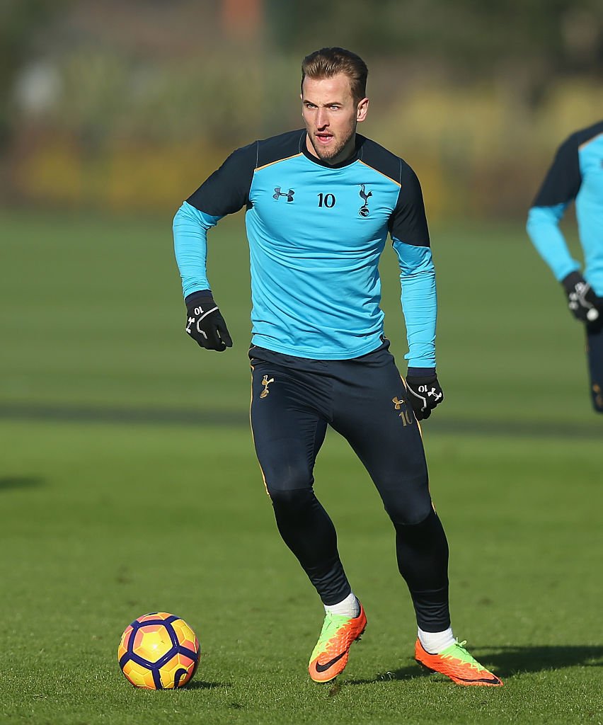 Saturday's hat-trick hero HKane gets back to work at Hotspur Way ...