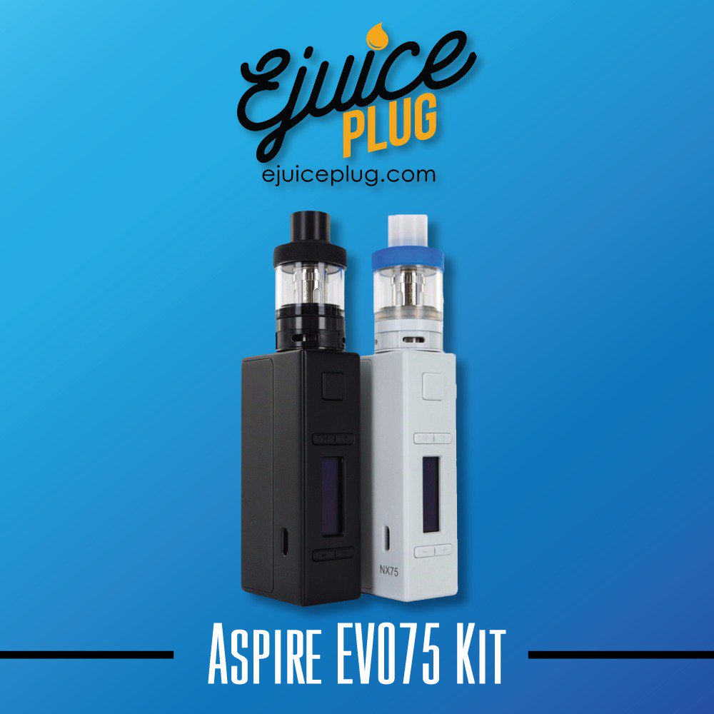 Ejuice_plug's tweet photo. You can never go wrong with the @aspirevapeco's EVO75 Kit.
#ejuiceplug https://t.co/dHFDuCqvbQ