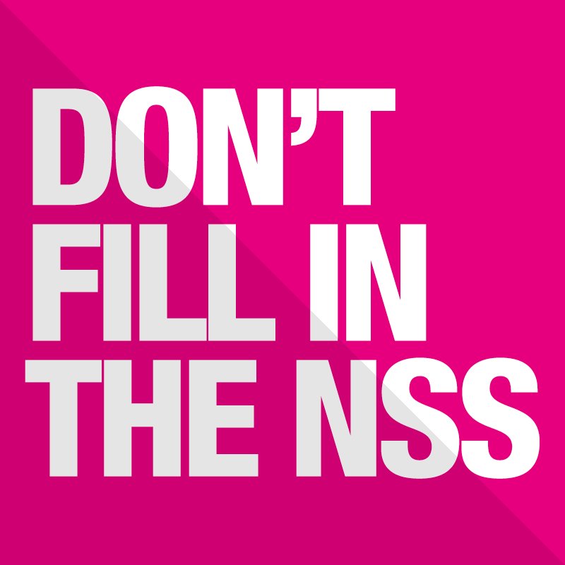 TheUnionUCL's tweet photo. You know how people are always asking you to fill out surveys. We’re asking you NOT to. Here’s why https://t.co/7kbOlqGrk9 
#boycottNSS https://t.co/54gijtCaPp