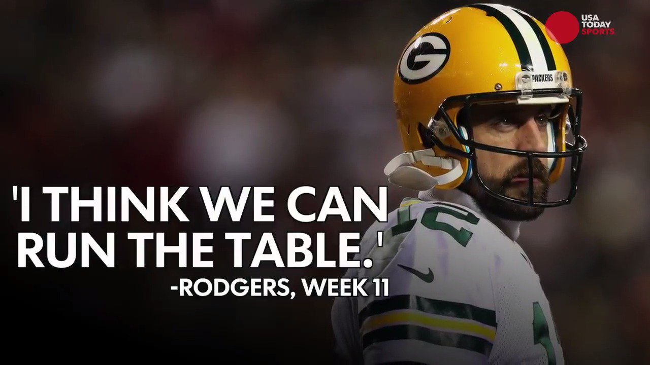 Run the clearance table packers shirt